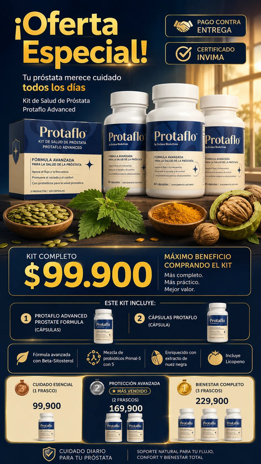 PROTAFLO - Regeneración Completa de la Próstata.